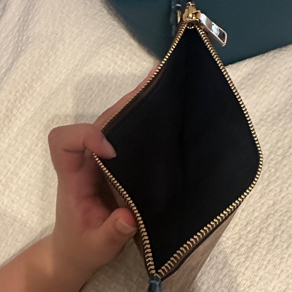 Coach Deep Teal Tote Bag - Picture 9 of 13